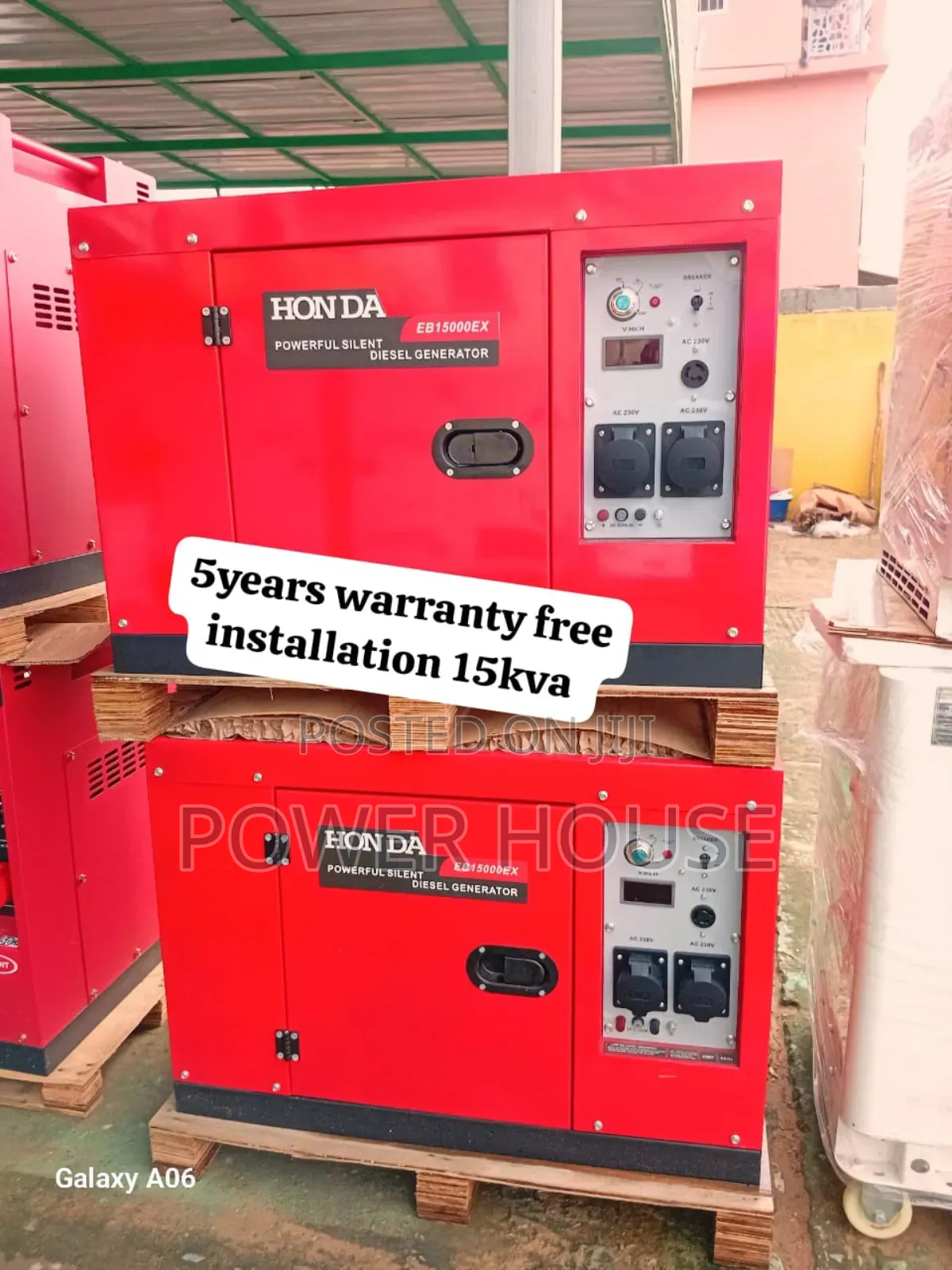 Prime Zone Honda Diesel Generator 15kva 16500watts