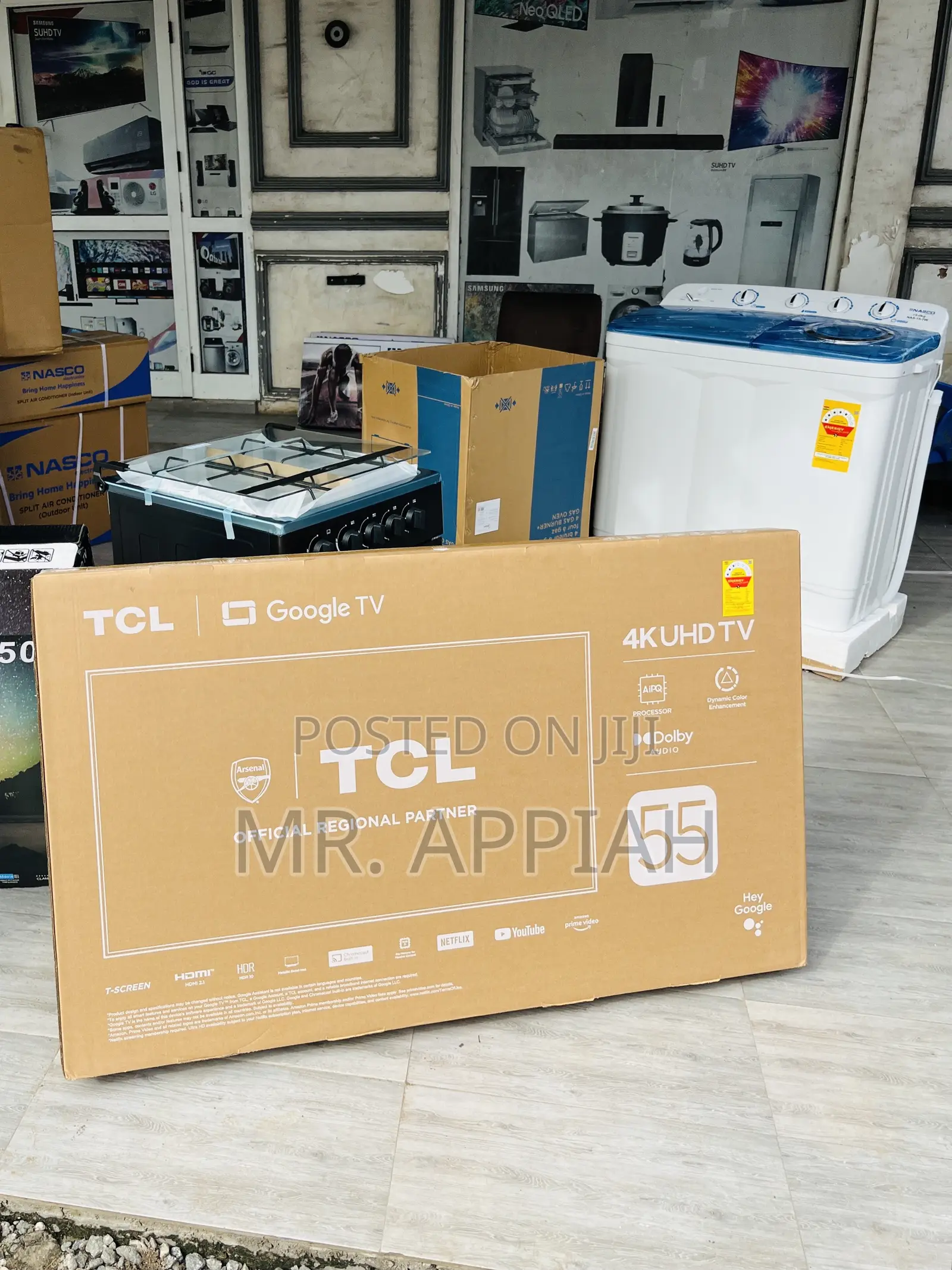 Newly Made TCL 55p635 55” Uhd Smart Android Tv