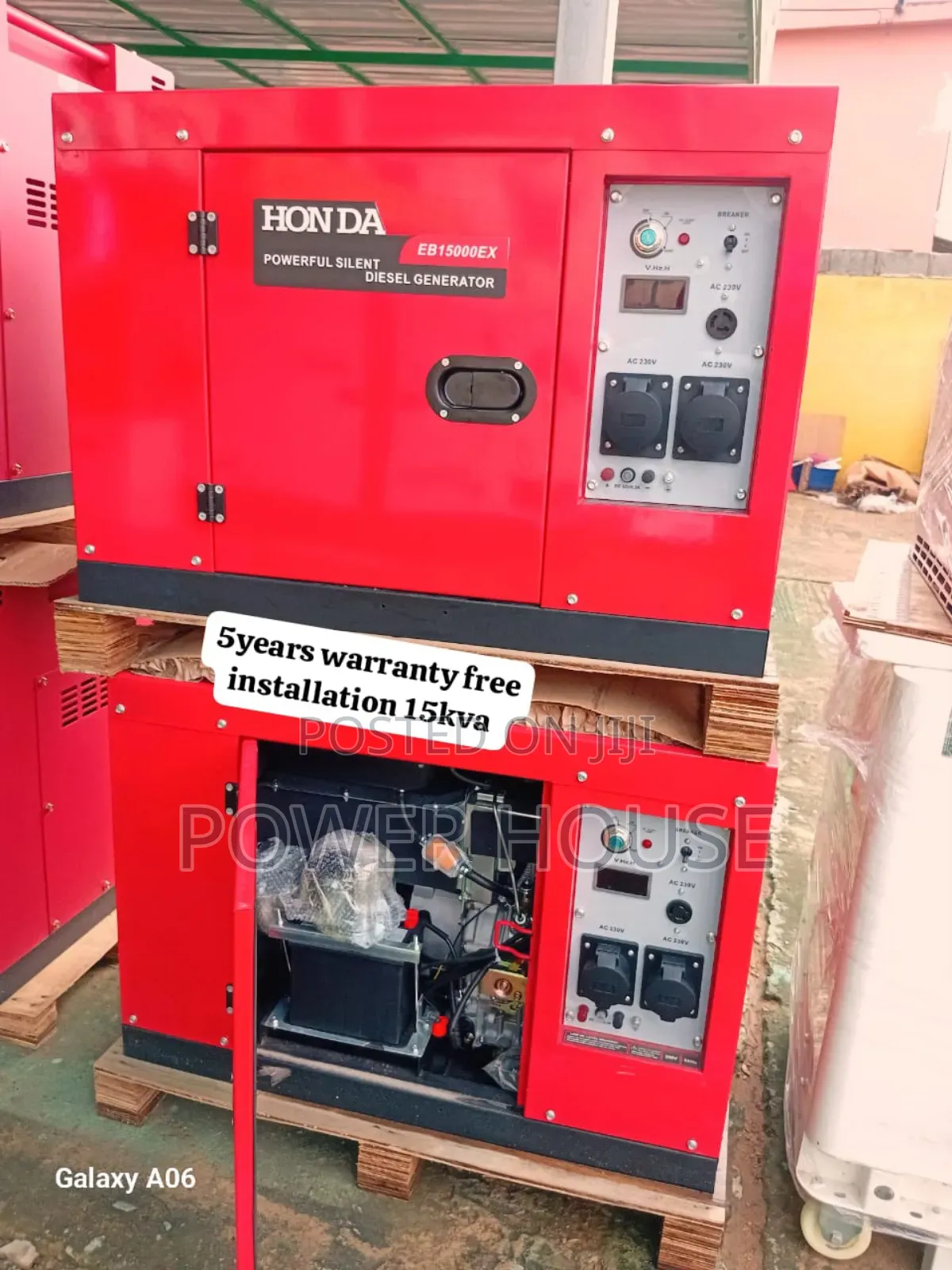 Exclusive Power Reserves Honda Diesel Generator 15kva Diesel