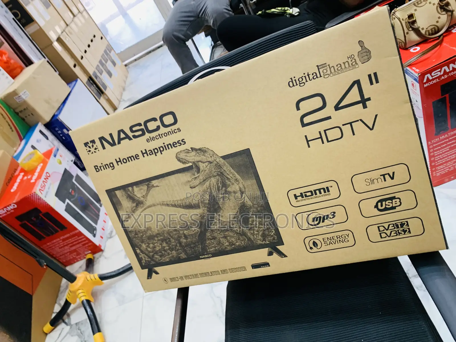 Get a New Nasco 24”Satellite Tv