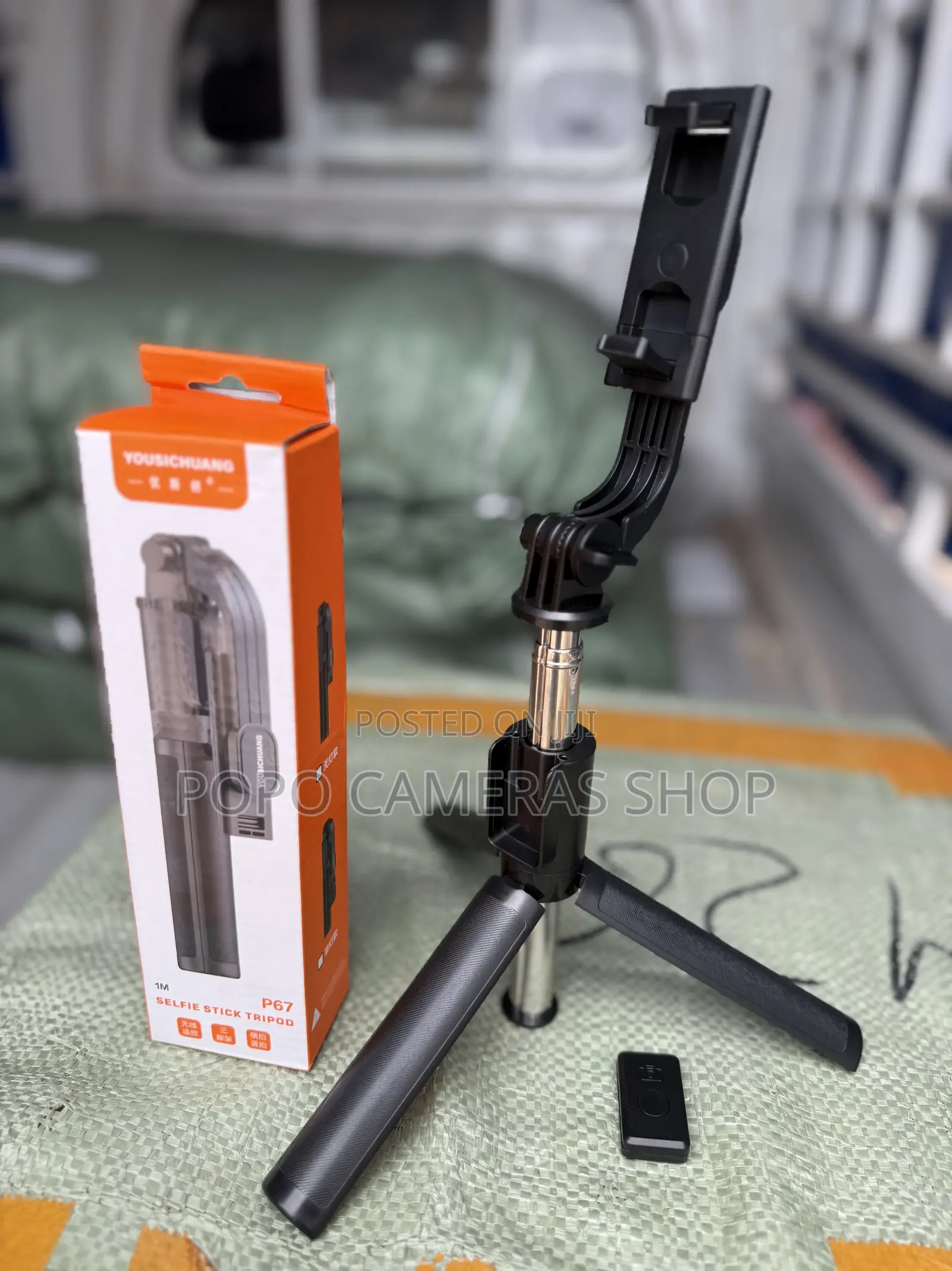 P67 Extendable Selfie Stick With Remote Control