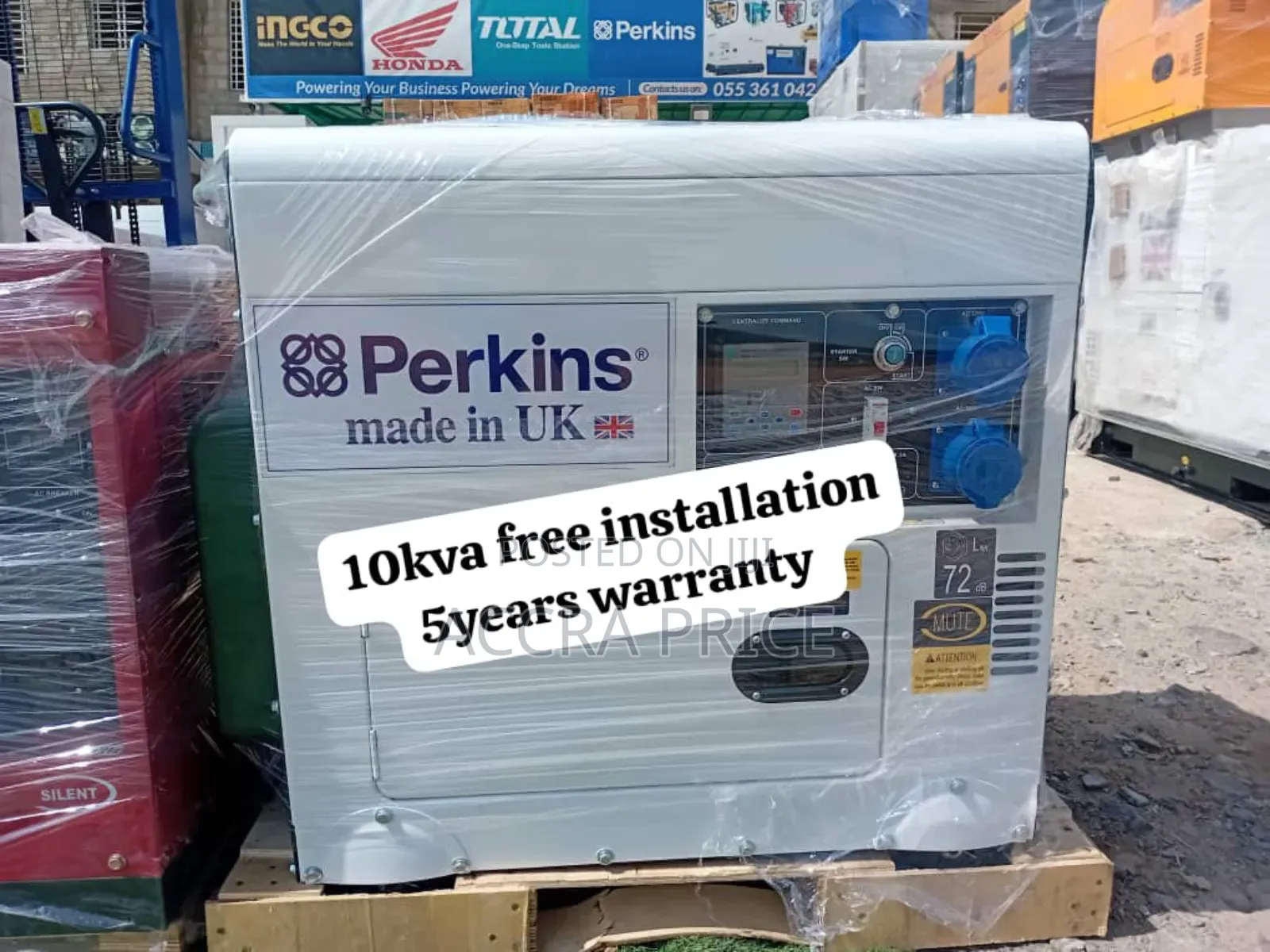 Power Flow Perkins 10kva Diesel 13000wats Diesel
