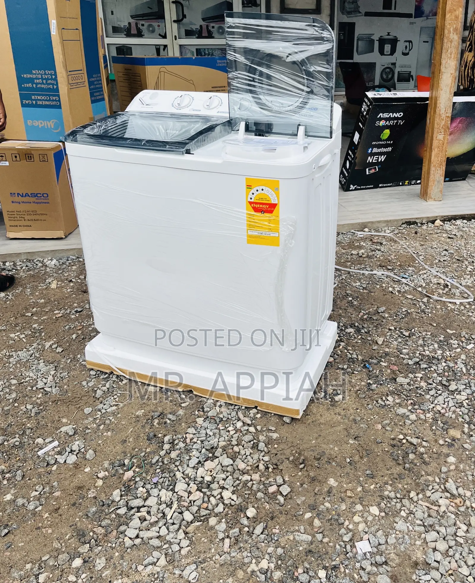 Check Out Nasco 11kg Top Load Electric Washing Machine.
