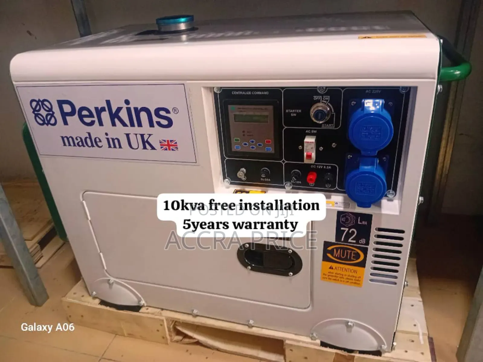 Energymaxx System Perkins 10kva 13000watts Diesel Generator