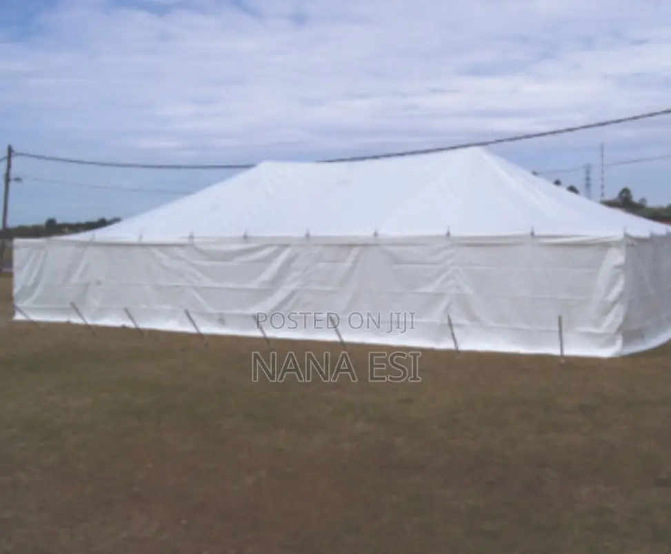 5m X 5m Pole Tent With Side Walls