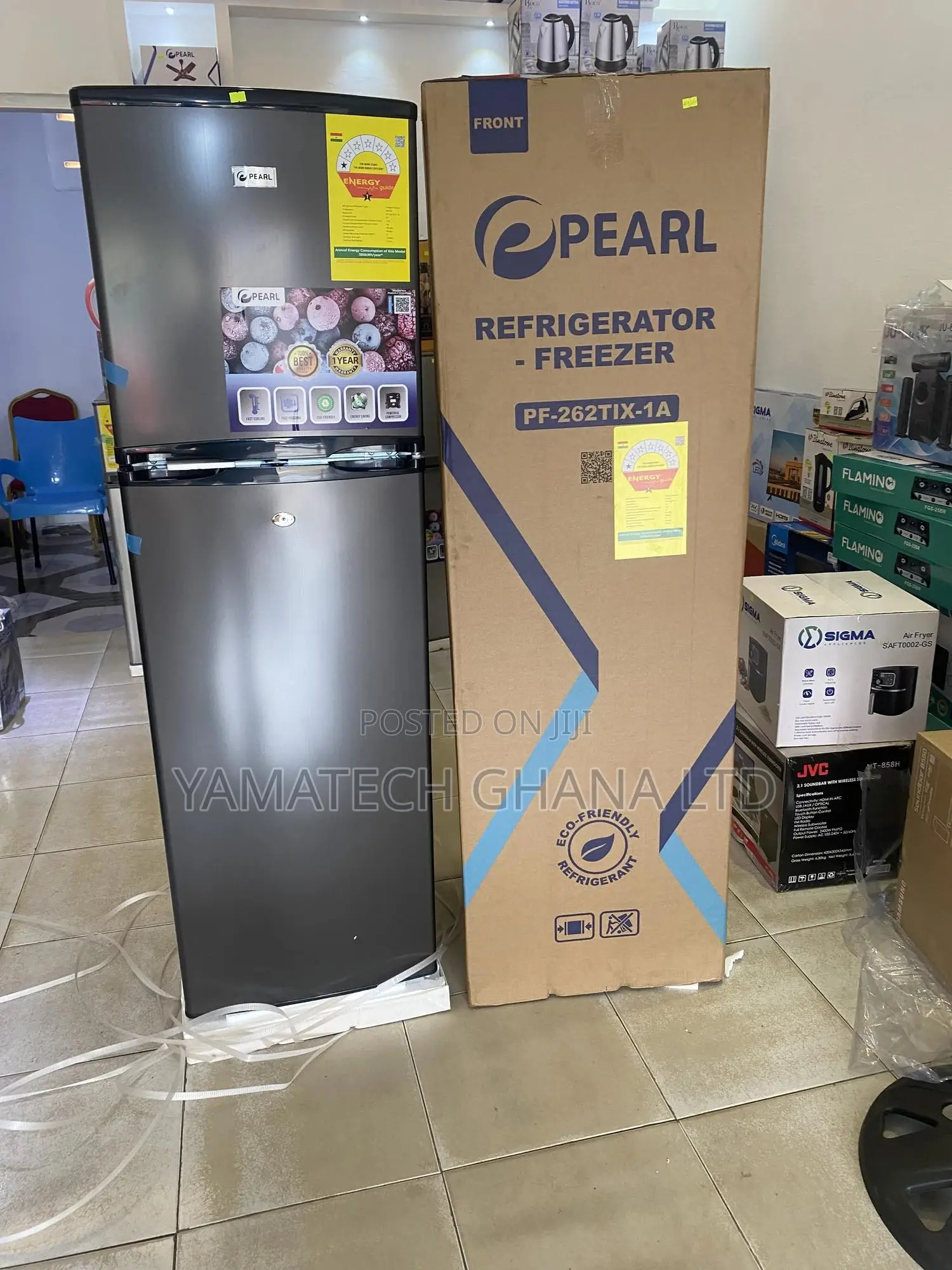 Affordable Pearl 165 Litre Fridge With Spacious Top Freezer