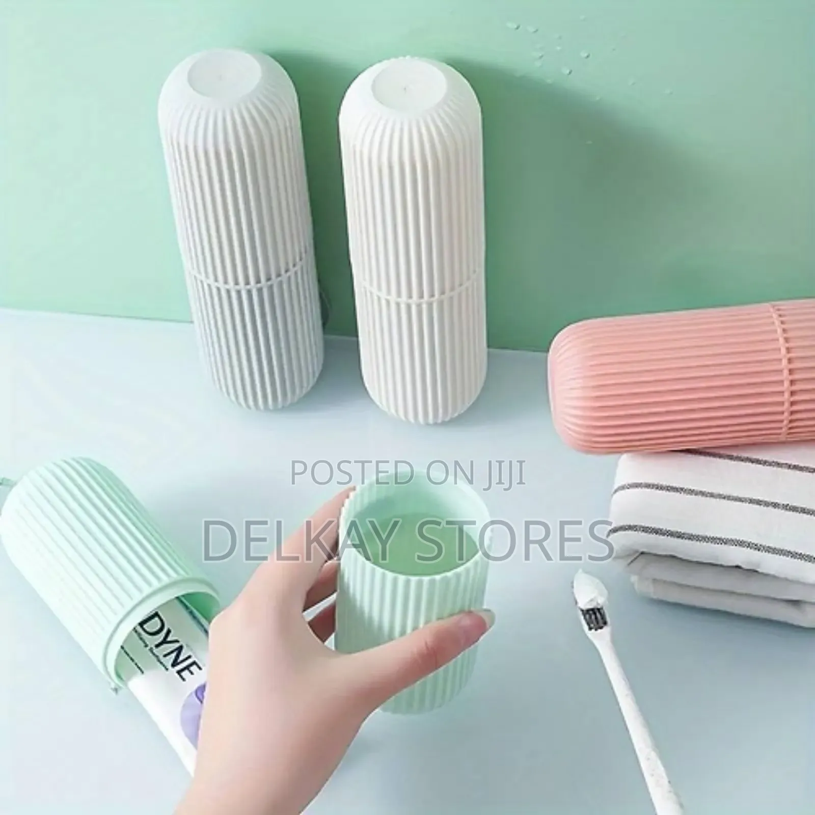 2pc Toothpaste and Toothbrush Holder