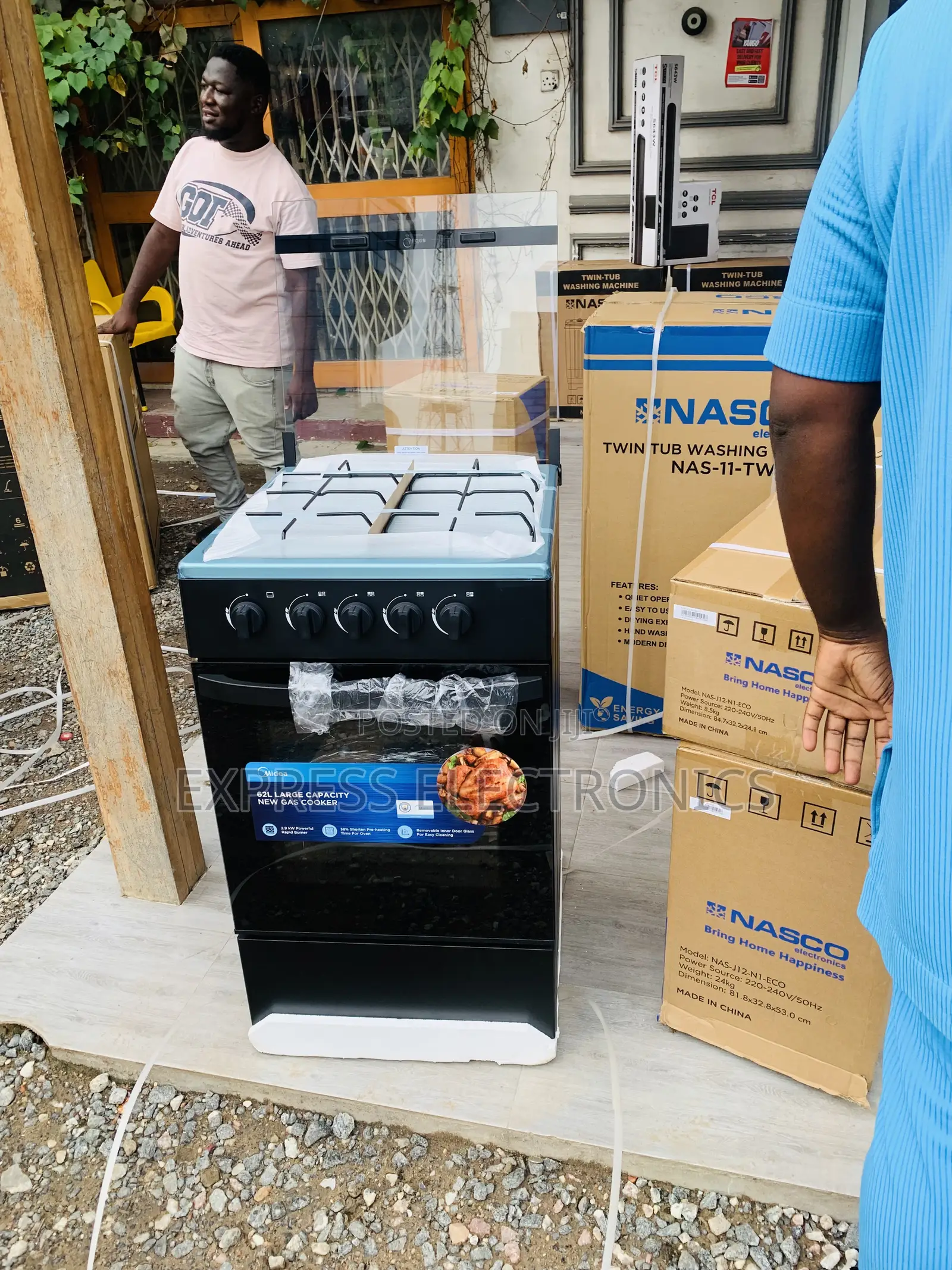 Text Us for Your Midea Gas Cooker Oven 4burner