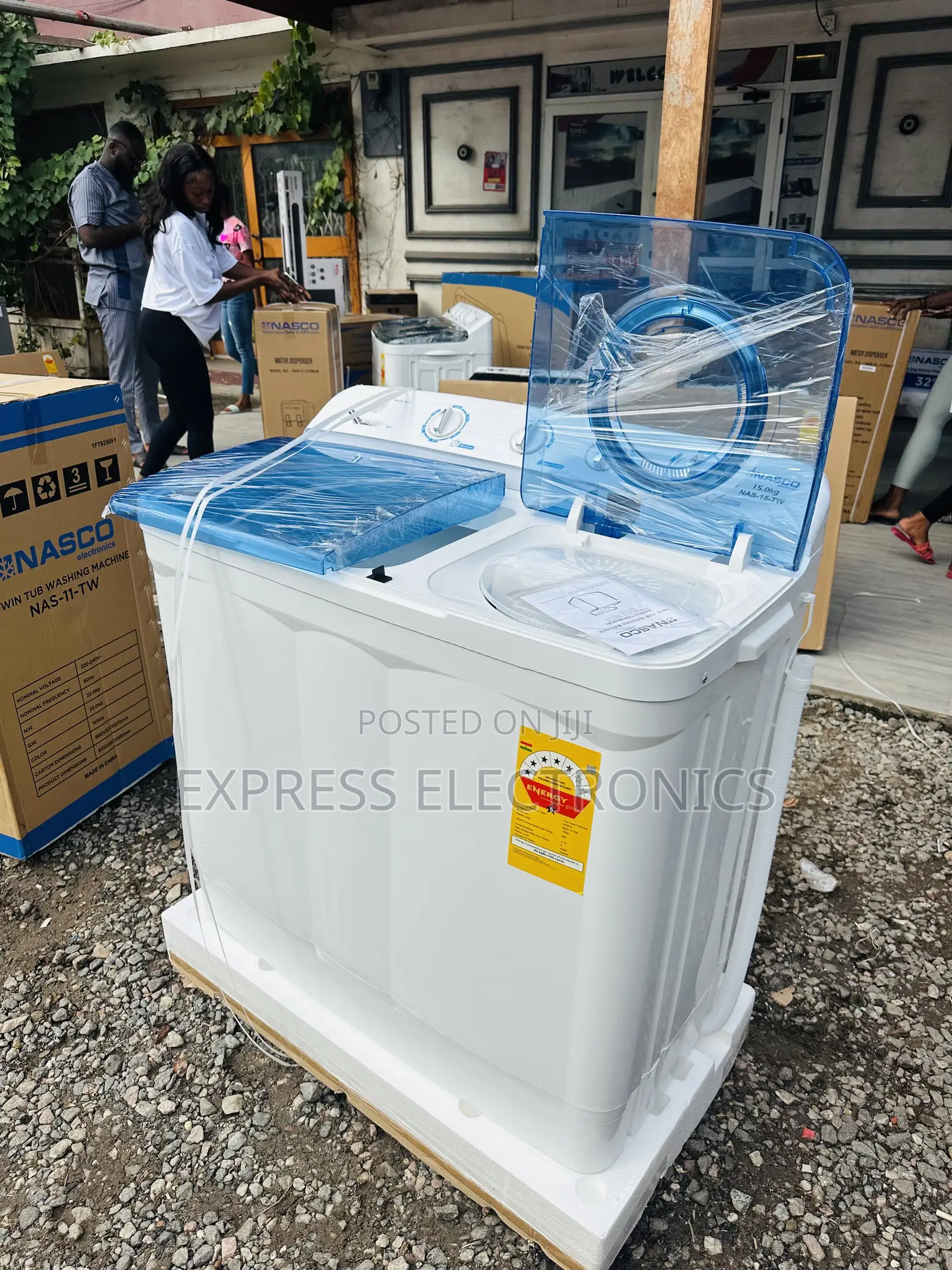 Quality Sleek Washing Machine 15kg Topload Nasco