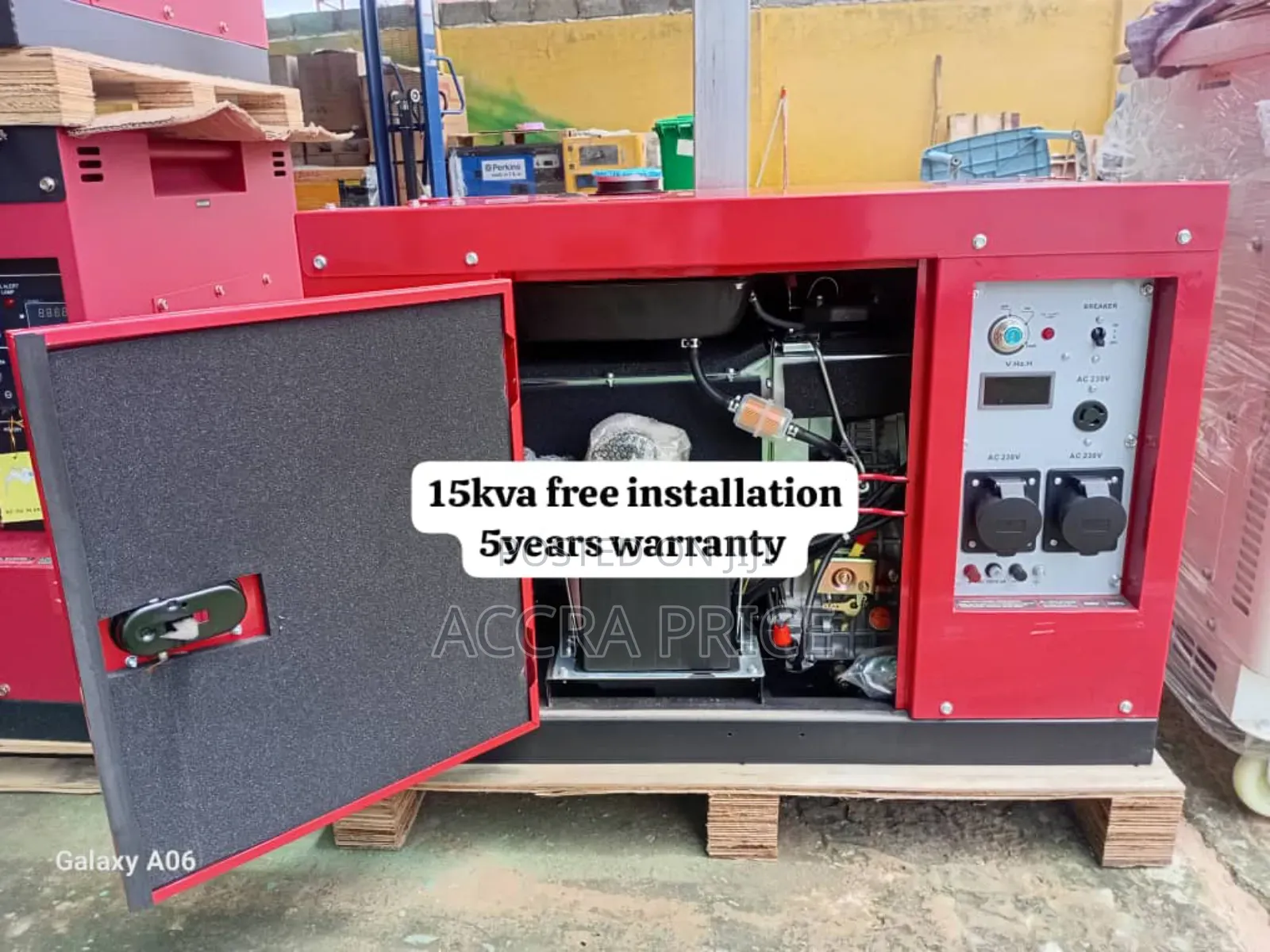 Accredited 15kva 16500wats Diesel Silent Generator 15kva