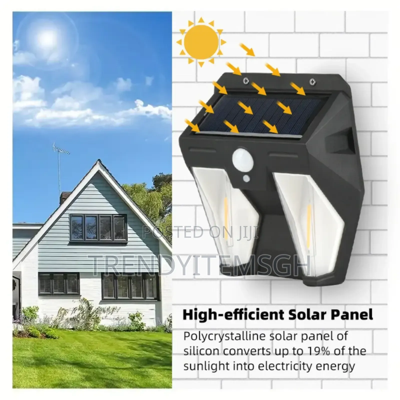 Outdoor Solar Wall Lamp Led Garden Light