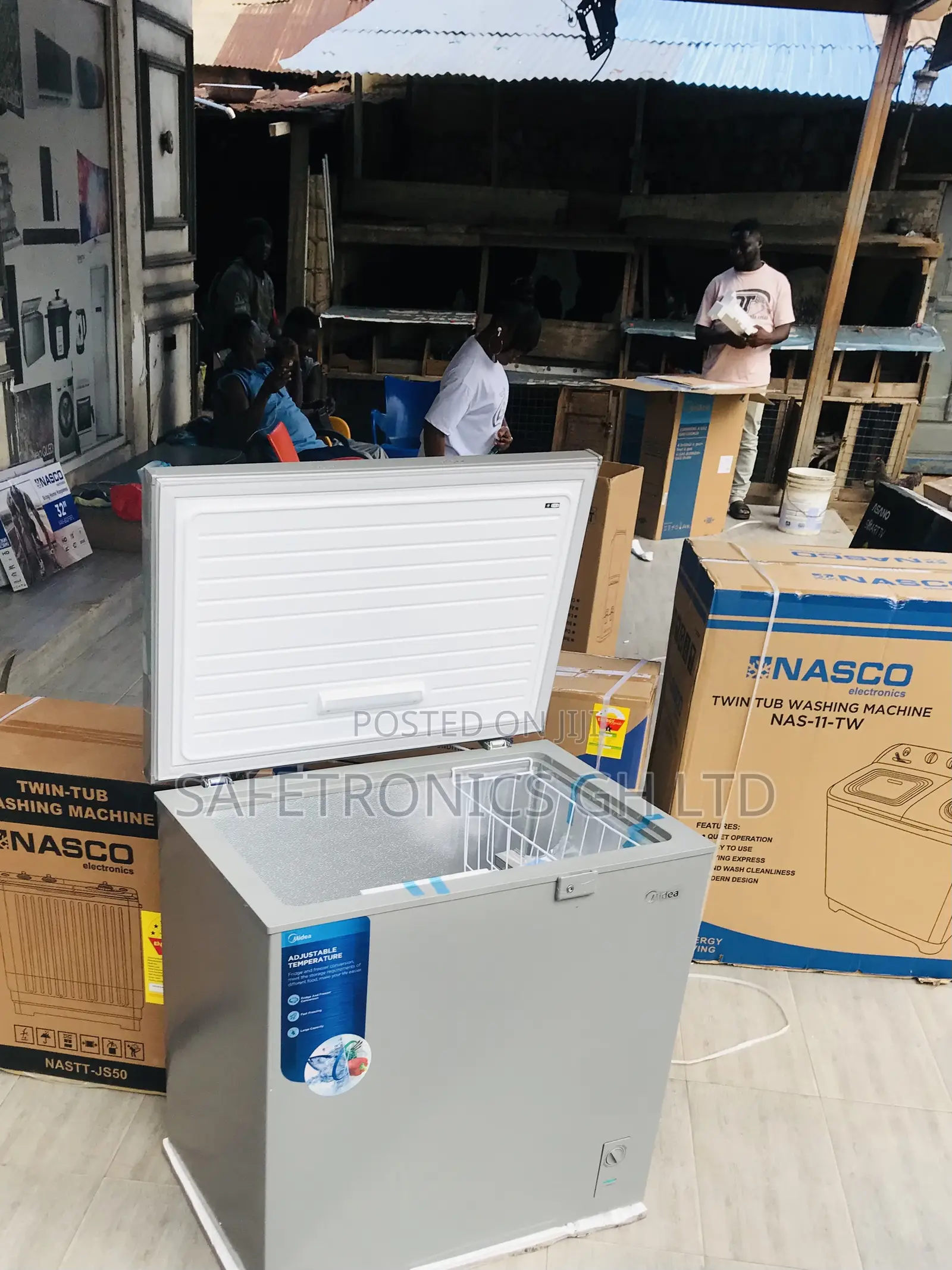 Buy Midea Deep Breeze 200 Liters Grey Singledoor Freezer