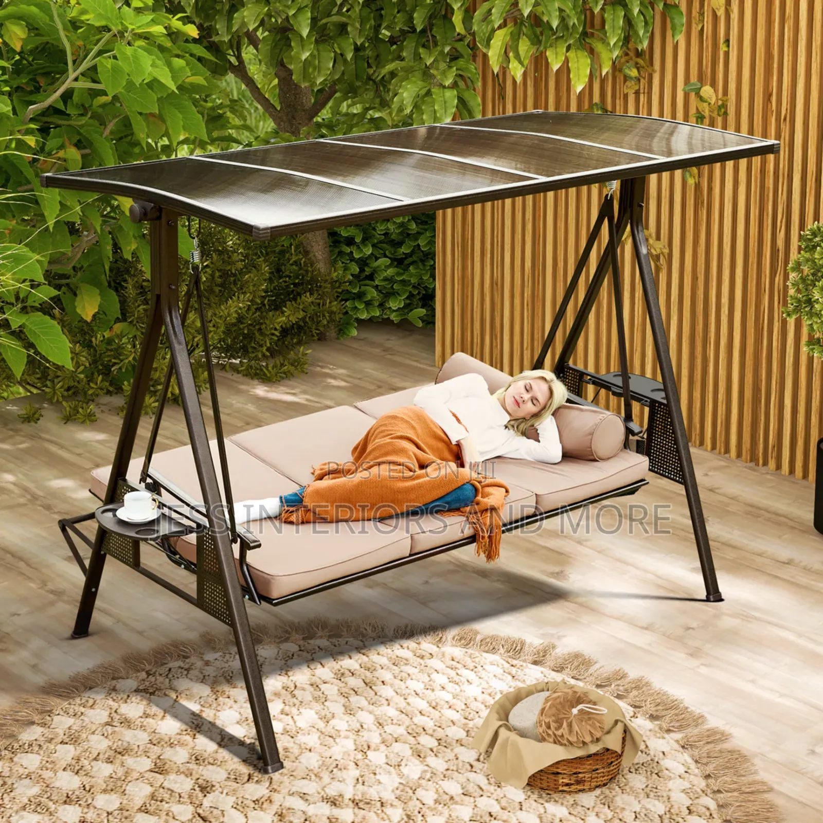 Outdoor 3-Seater Swing / Canopy