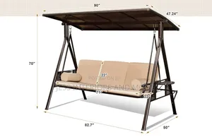 Outdoor 3-Seater Swing / Canopy