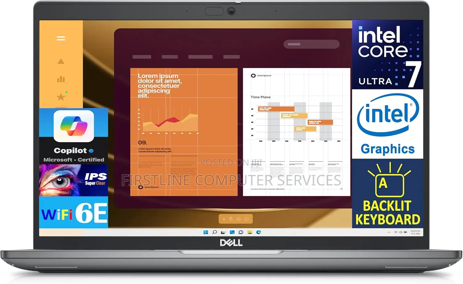 New Laptop Dell Latitude 5450 16GB Intel Core Ultra 7 SSD 512GB