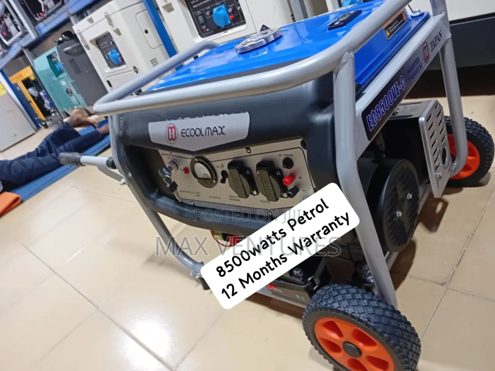 Ecoolmax 7.5kva Gasoline Keystart Gasoline Ignisvault