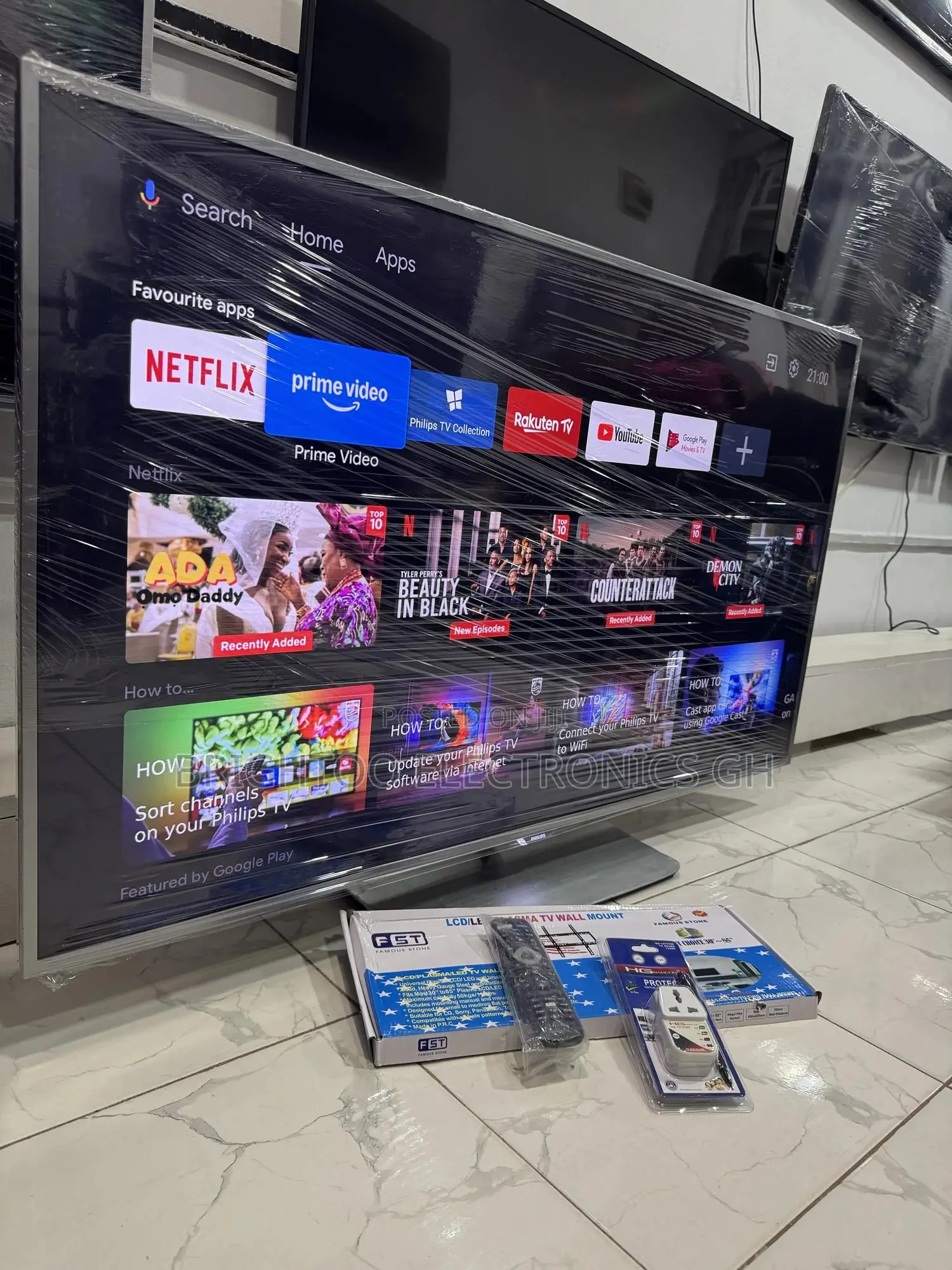 55inches Full Digital Satellite Android Uhd Phillps Tv