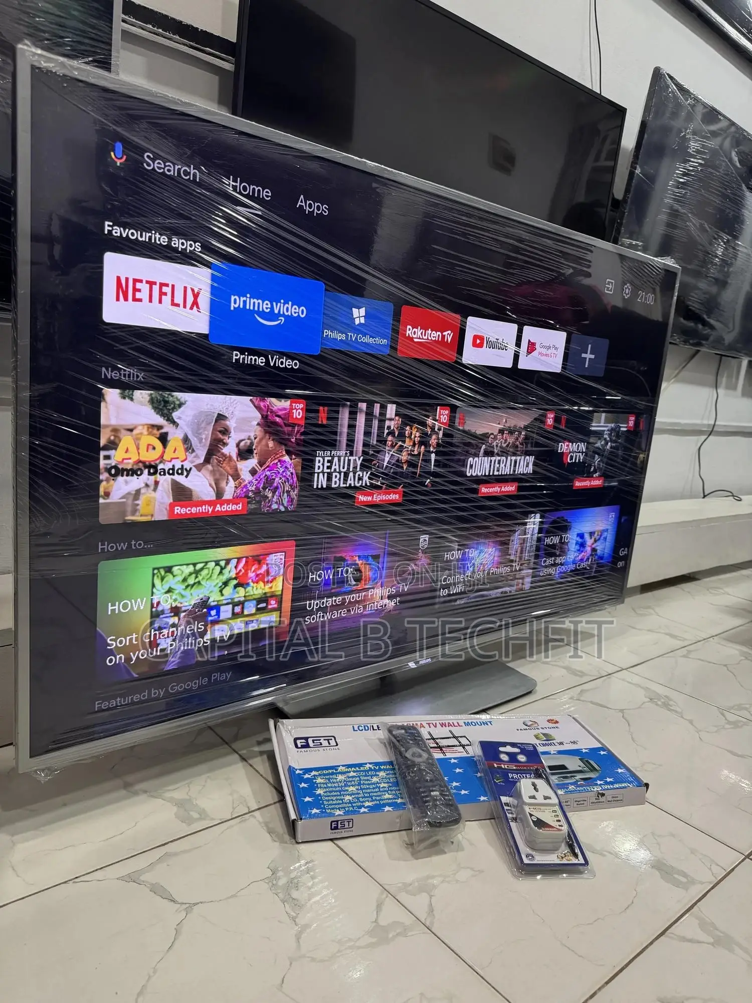 55inches Full Digital Satellite Android Uhd Phillps Tv