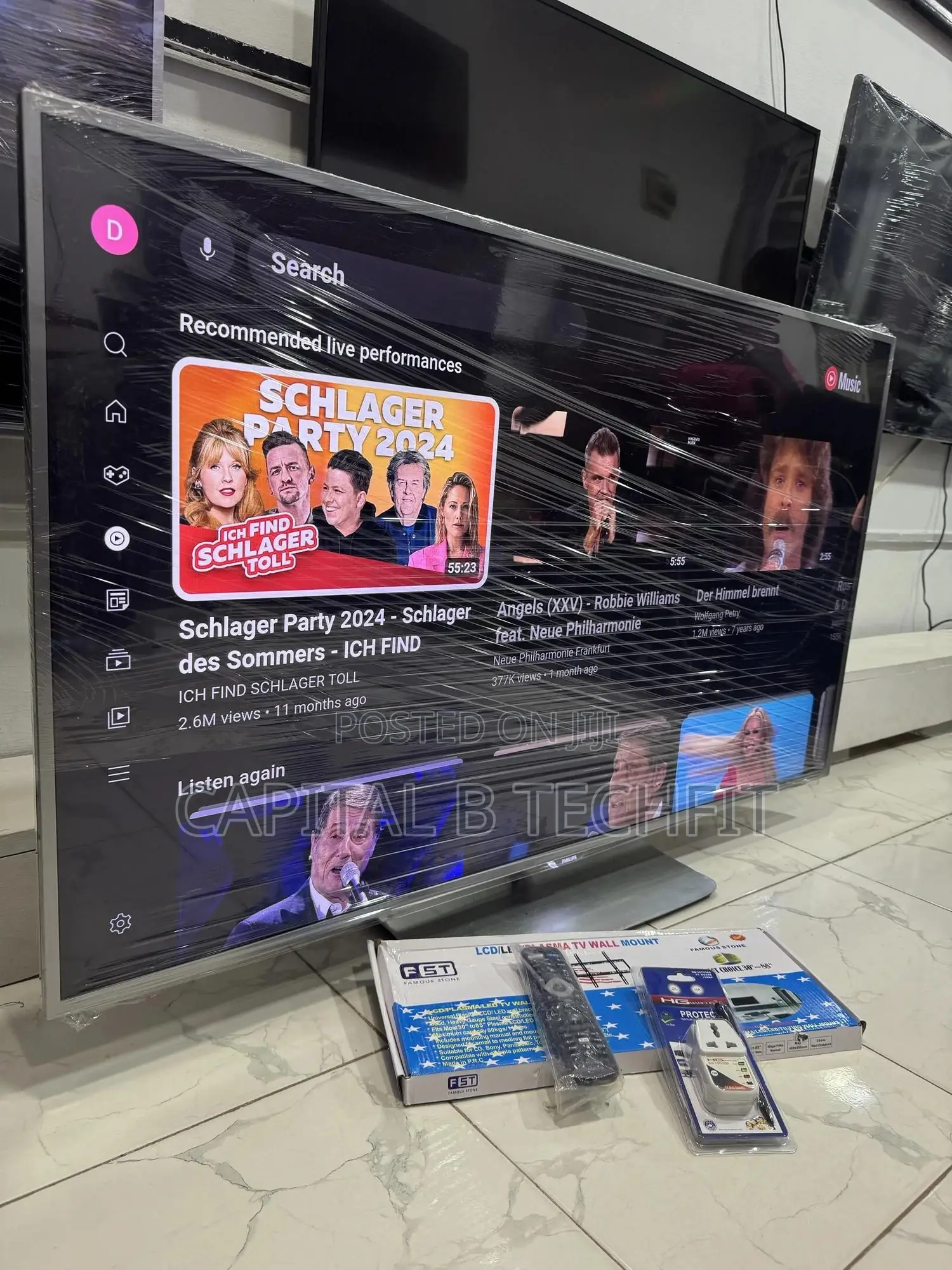 55inches Full Digital Satellite Android Uhd Phillps Tv