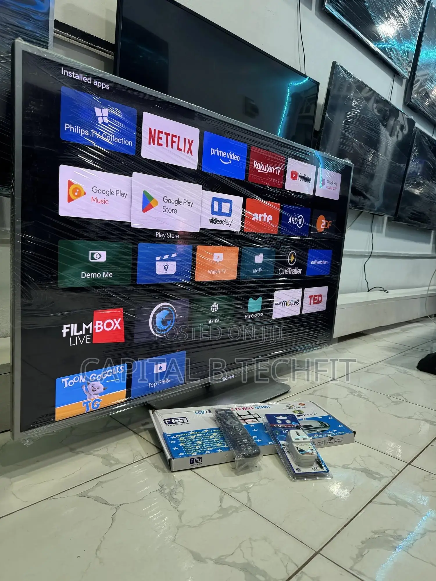 55inches Full Digital Satellite Android Uhd Phillps Tv