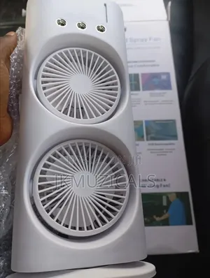 Rechargeable Air Cooler Usb_ Double Ended Spray Fan