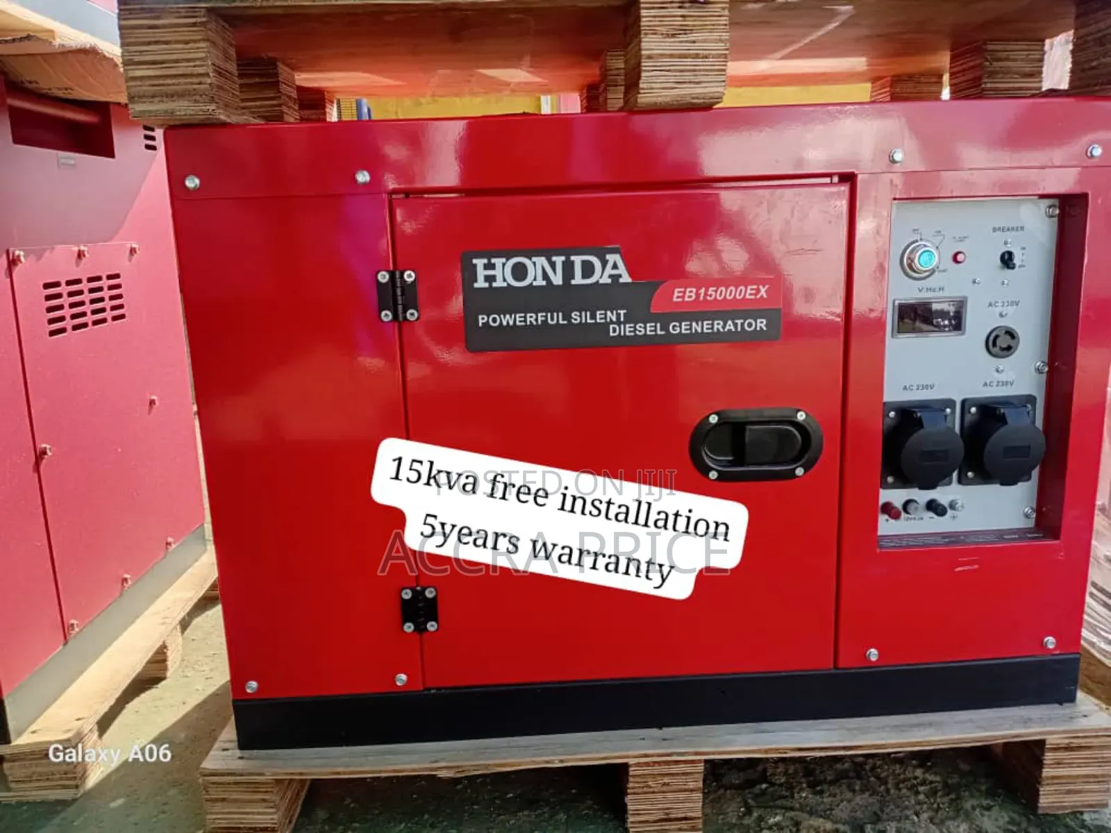 Energy Wave Master Honda 15kva Diesel Generator