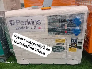 Exclusive Silver Unit 10kv 13000watts Perkins 10kva