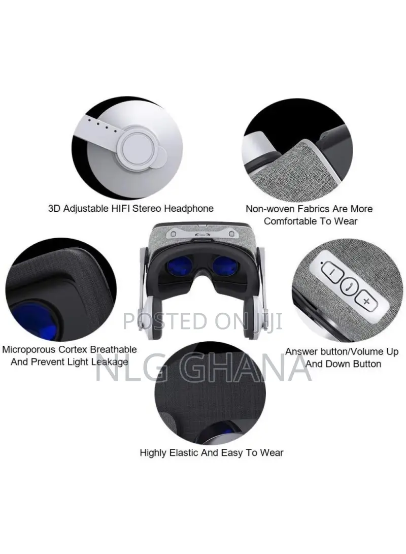 Vr Virtual Reality Glasses 3d Goggles Headset Helme Tvx17875