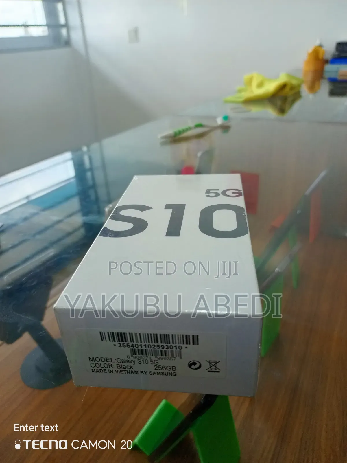 New Samsung Galaxy S10 5G 256 GB Black