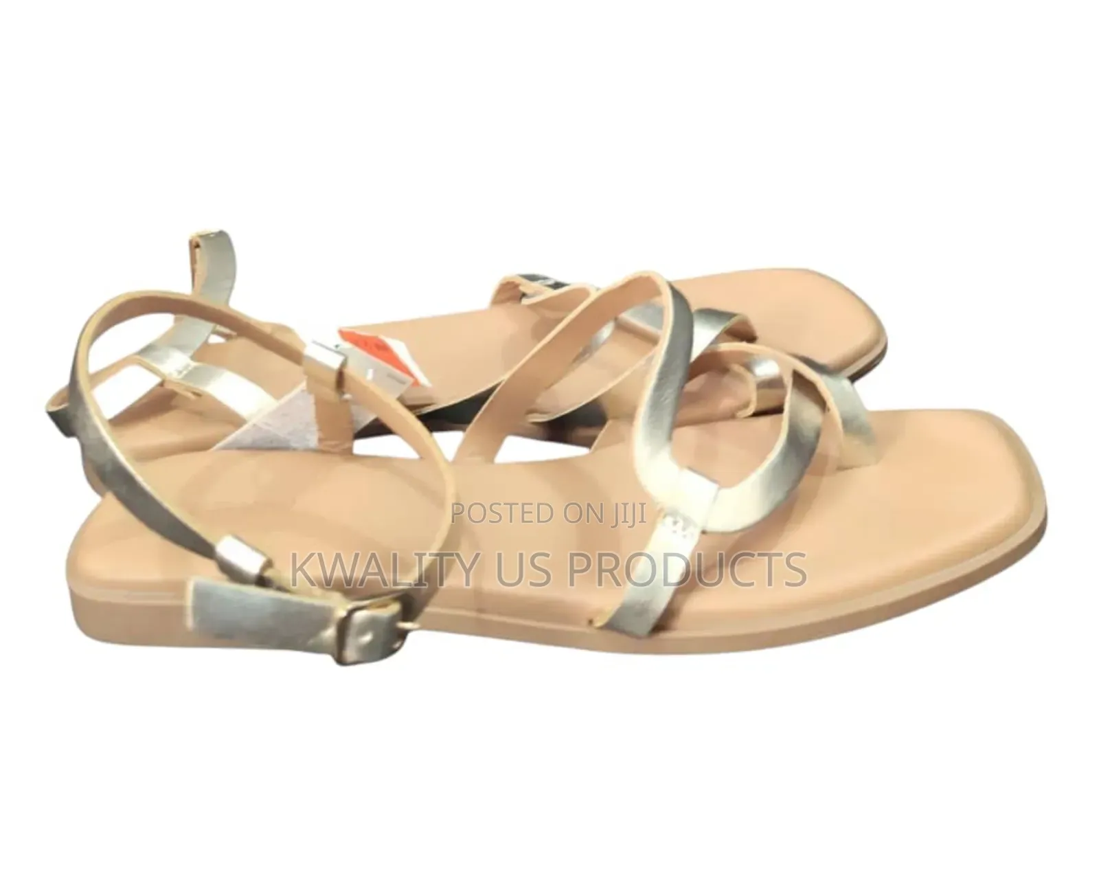 Old Navy Ladies Flat Sandal - Gold Colour