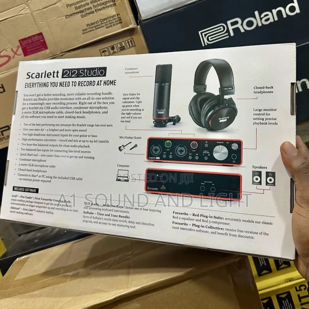 Scarlett 2i2 Third Generation Studio Bundle