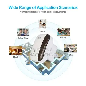 Wifi Repeater 300mbps Rj45 Port Network Extender