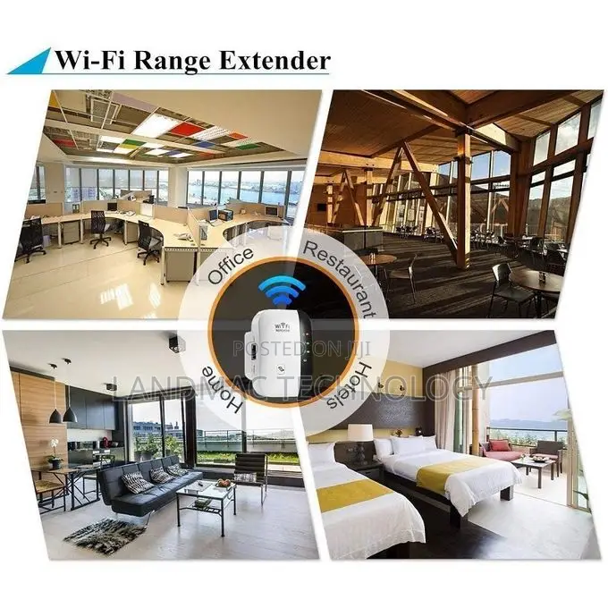 Wifi Repeater 300mbps Rj45 Port Network Extender