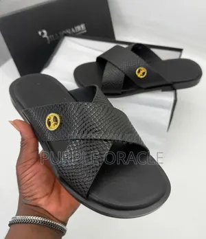 Billionaire Stylish Cross-Strap Slides