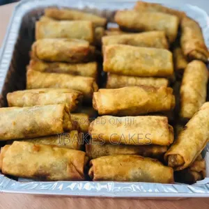 Frozen Spring Rolls and Samosas
