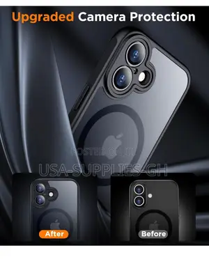 iPhone 16 Phone Case With Glass Screen / Camera Protector
