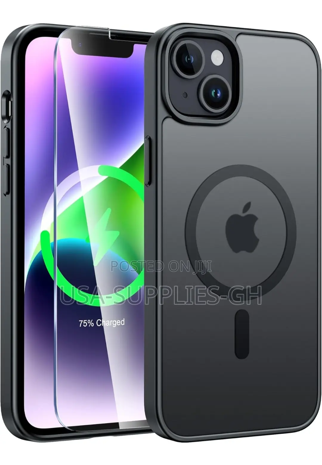 iPhone 15 Plus / 14 Plus Phone Case | Magnetic Frosted Trans