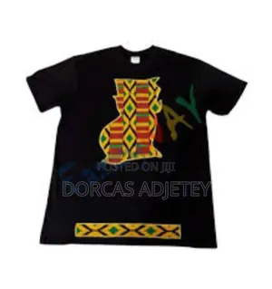 Plain T-Shirts and T-Shirt Designs With African Fabric