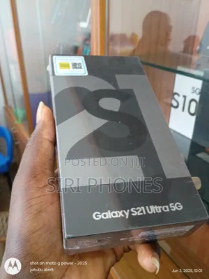 New Samsung Galaxy S21 Ultra 5G 128 GB Black