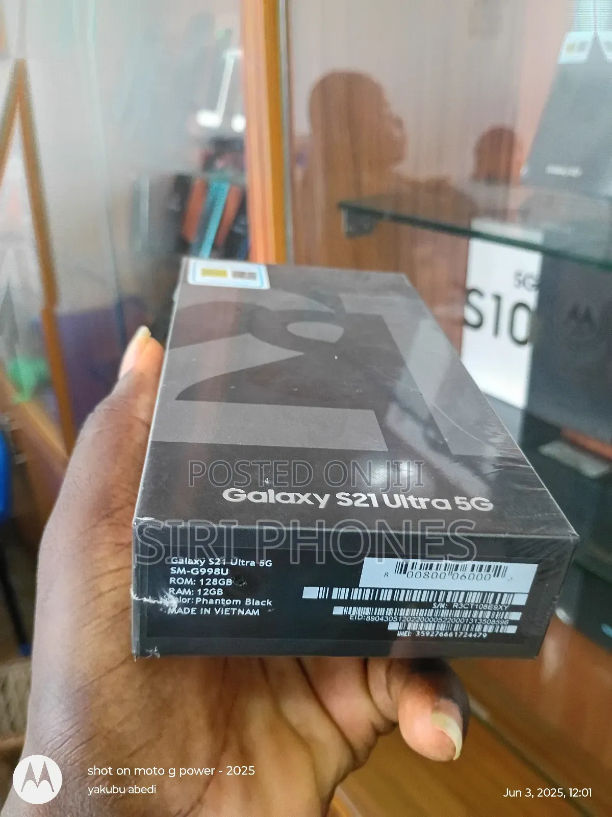 New Samsung Galaxy S21 Ultra 5G 128 GB Black