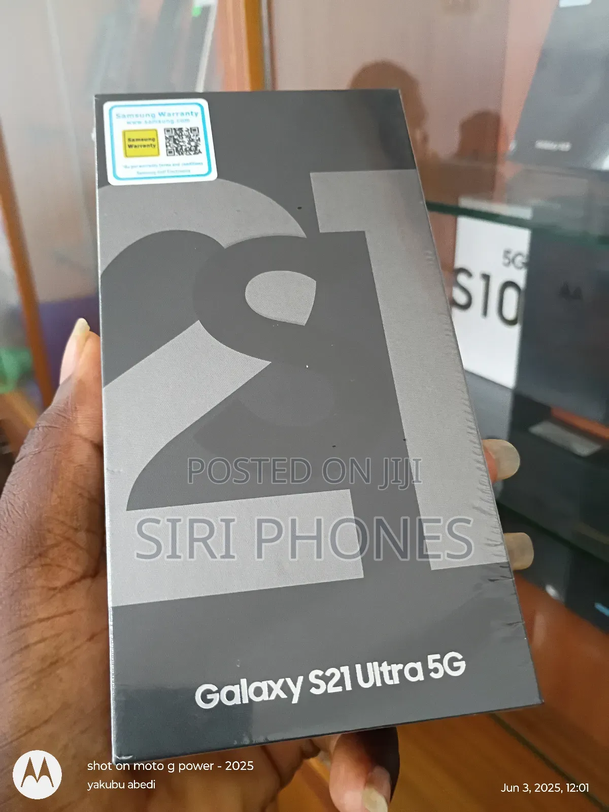 New Samsung Galaxy S21 Ultra 5G 128 GB Black