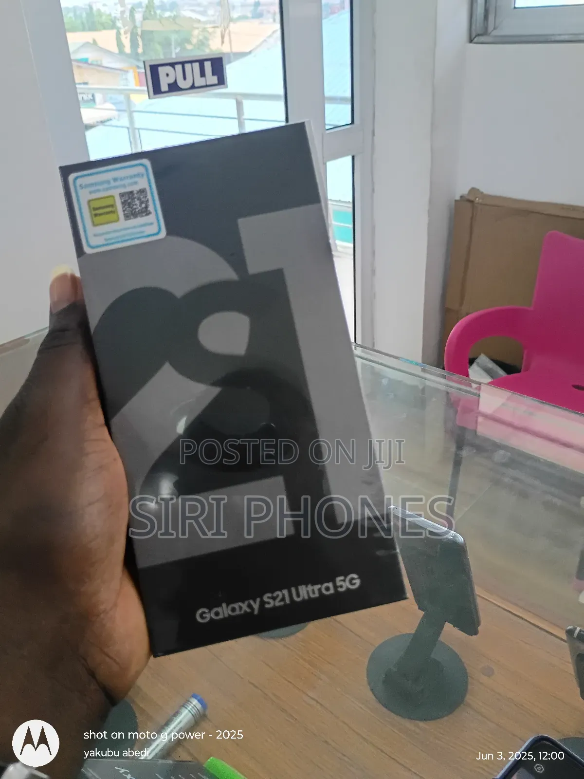 New Samsung Galaxy S21 Ultra 5G 128 GB Black