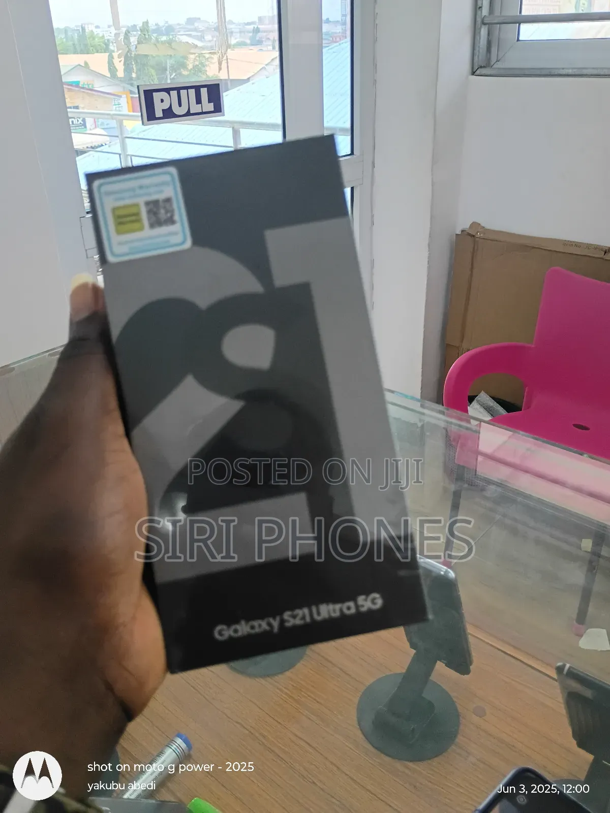 New Samsung Galaxy S21 Ultra 5G 128 GB Black