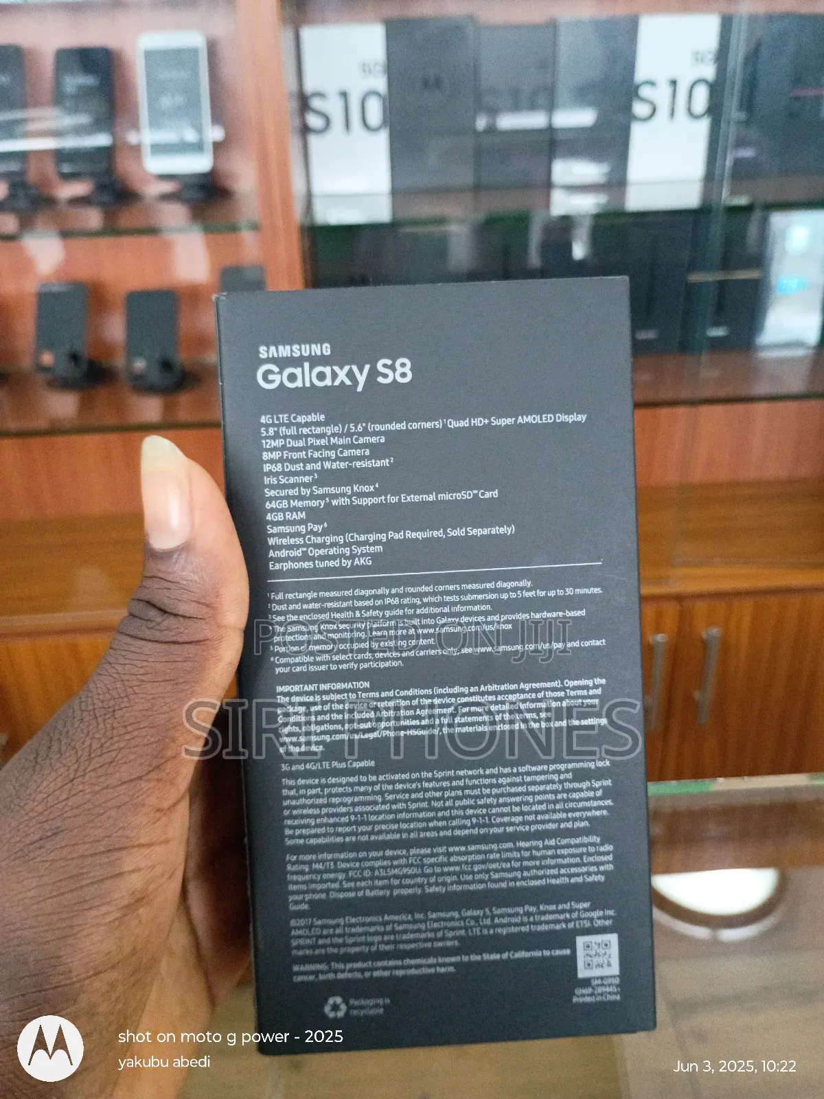 New Samsung Galaxy S8 64 GB Gray