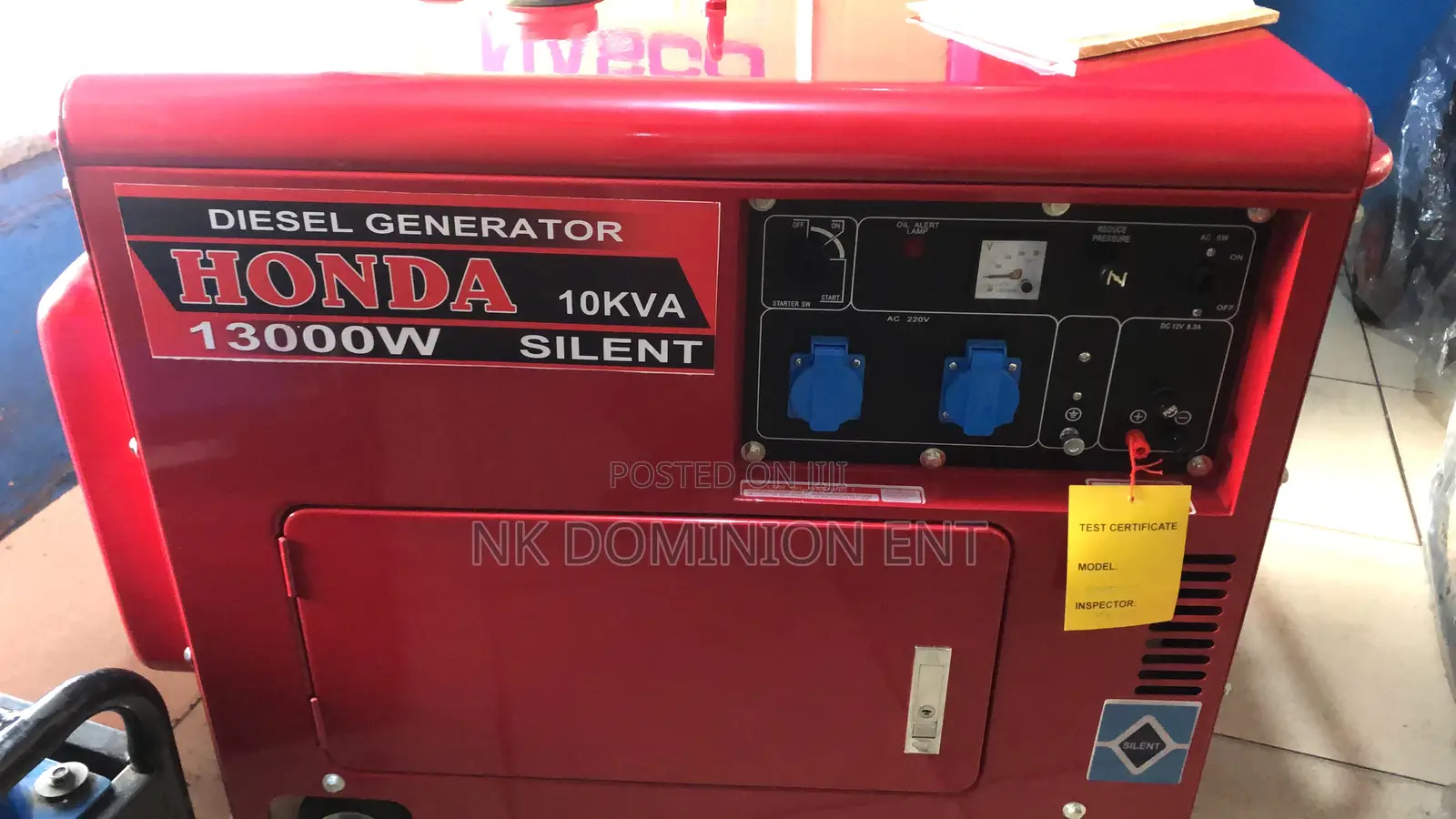 Honda Silent Generator 10kw