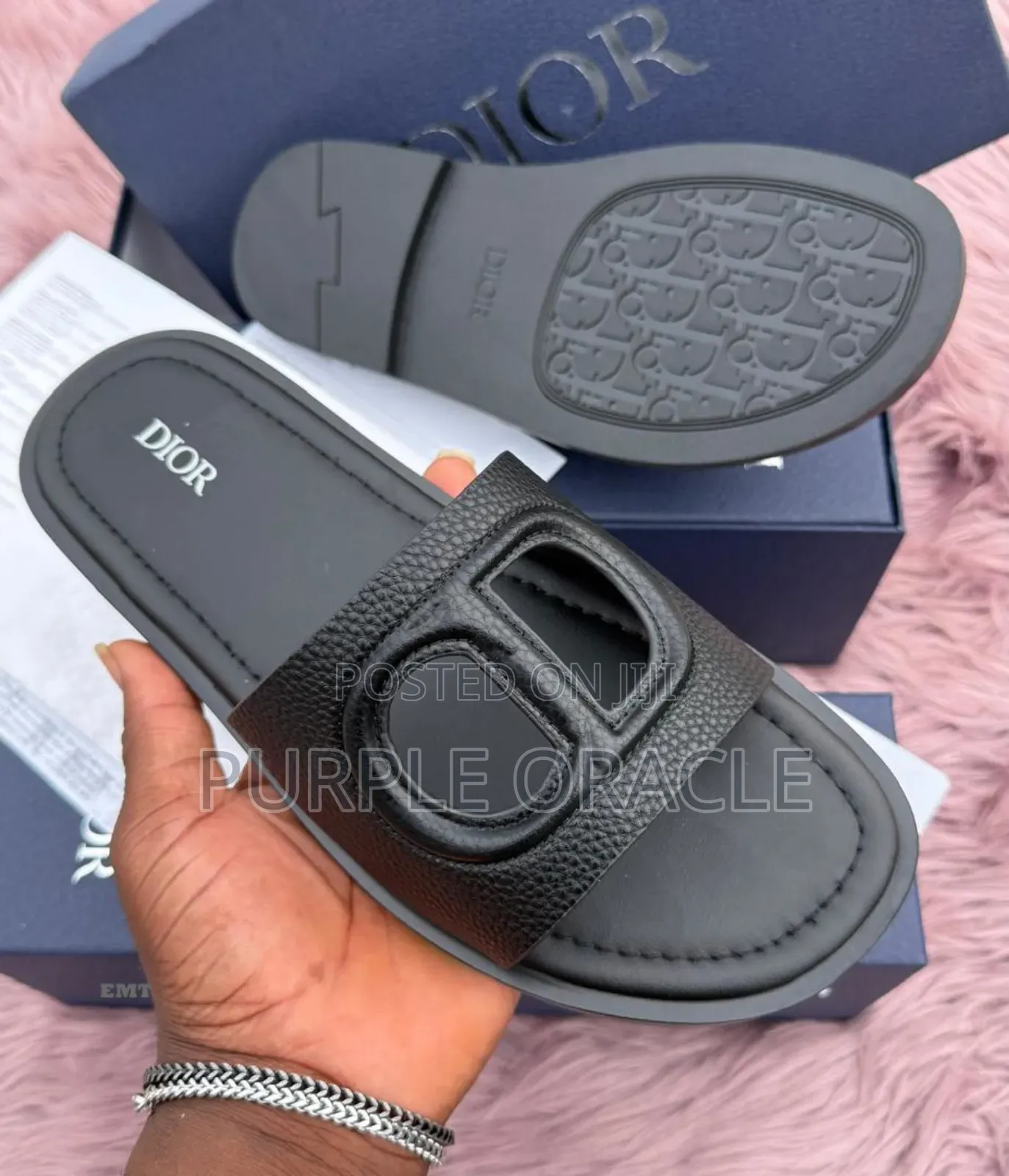 Modern Comfort Dior Men's Leather Slides