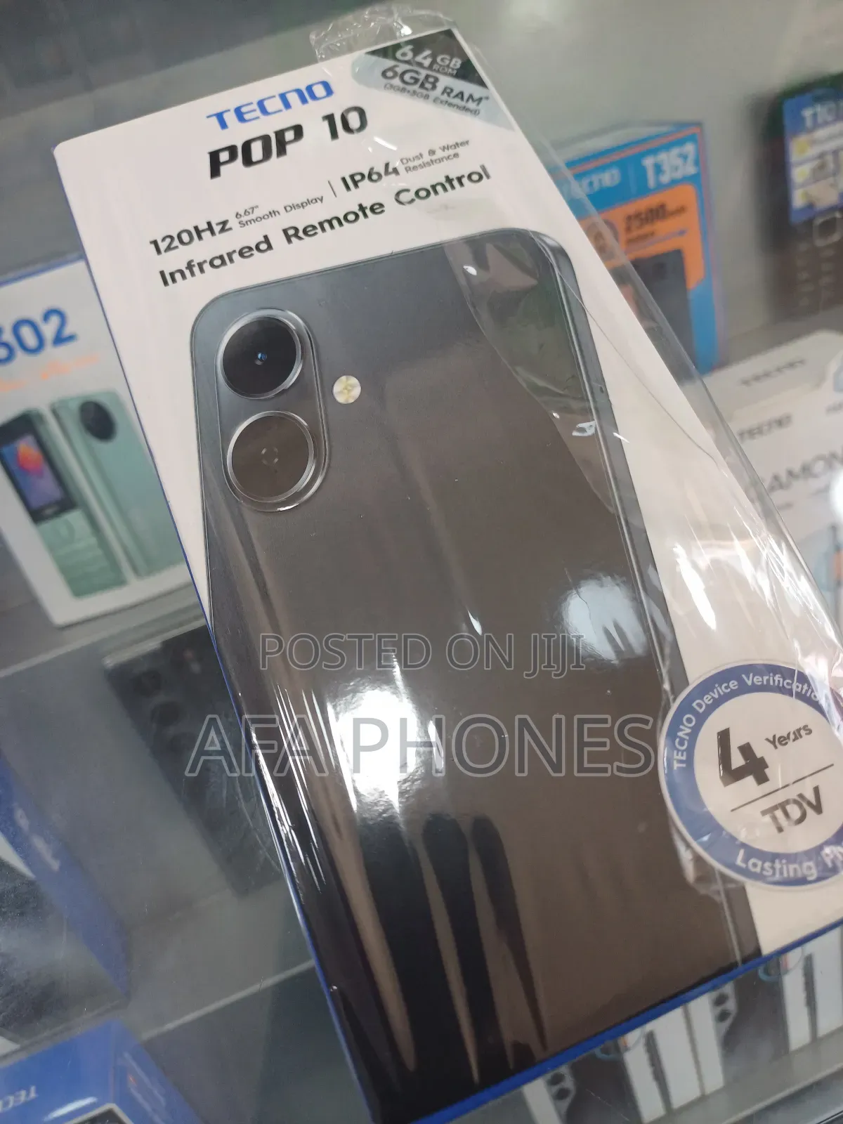 New Tecno Pop 10 64 GB Black