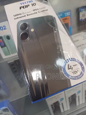 New Tecno Pop 10 64 GB Black