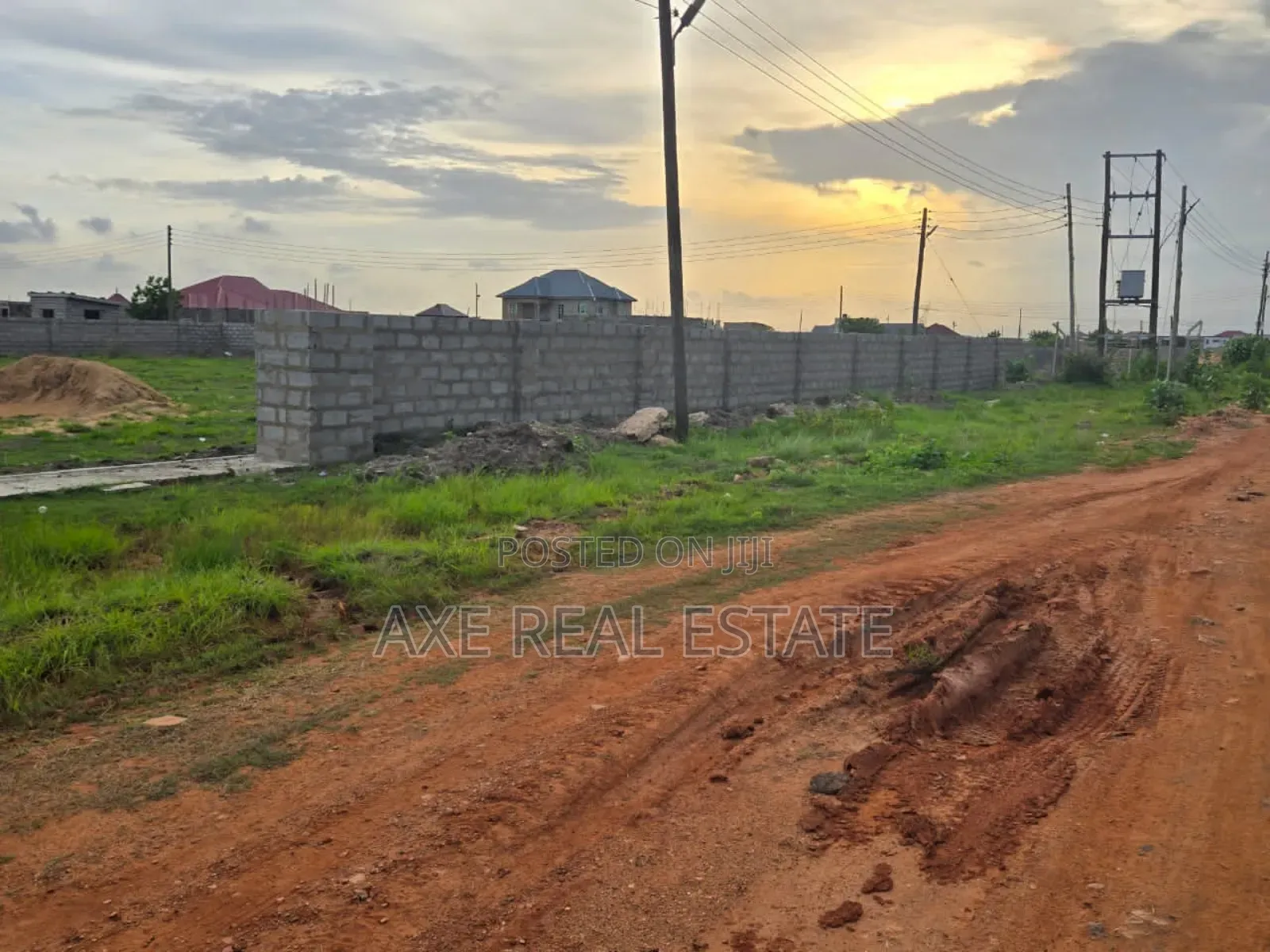 Plots Well Demarcated and Serviced - Prampram