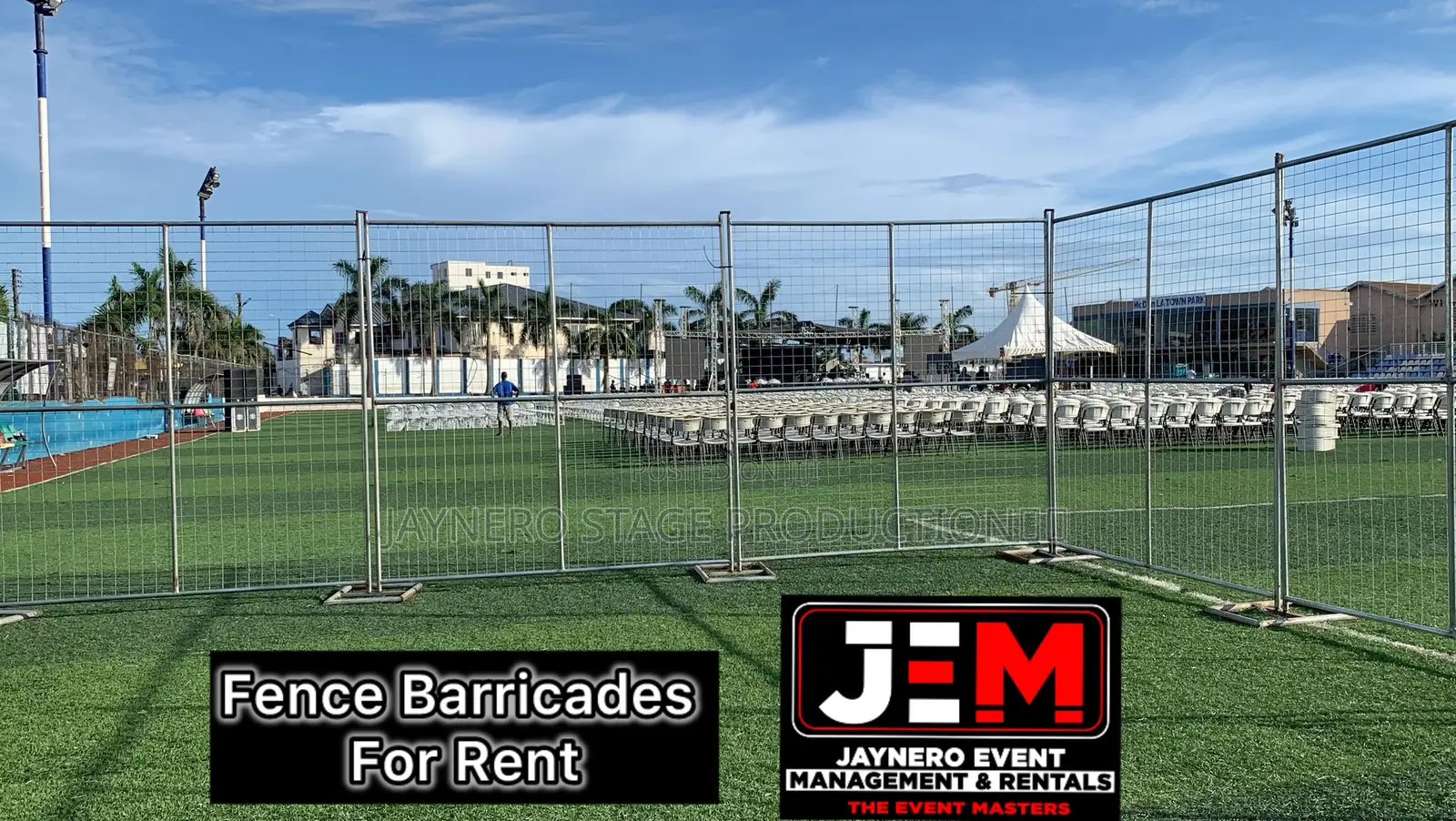 Jaynero Fence Barricade Rentals